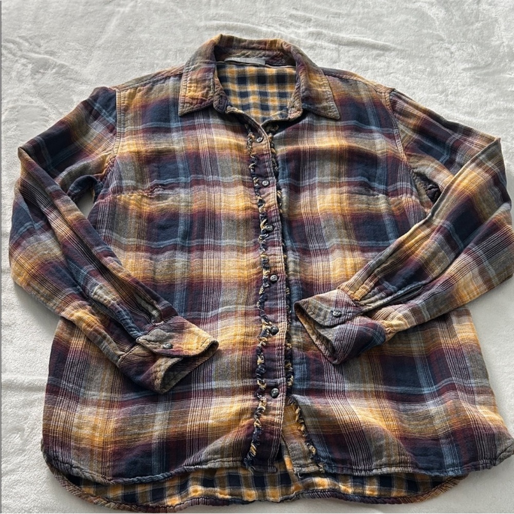 Lee Colorful Plaid Button Down Shirt